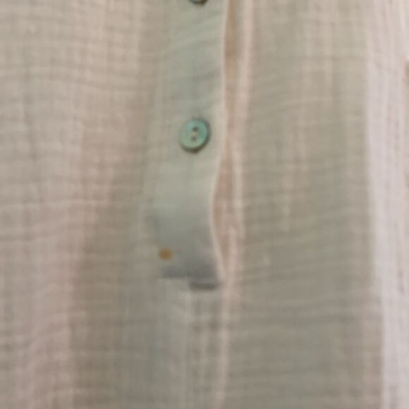 L*Space Mika white Cotton Romper button down front.  Size XS - Picture 2 of 5